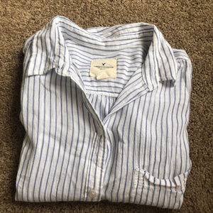 American Eagle striped button down